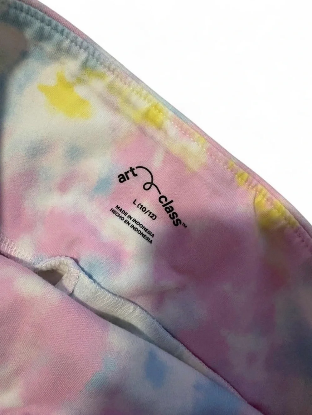🩷$3 BUNDLED- art class Pastel Tie-Dye High-Waist Bike Shorts